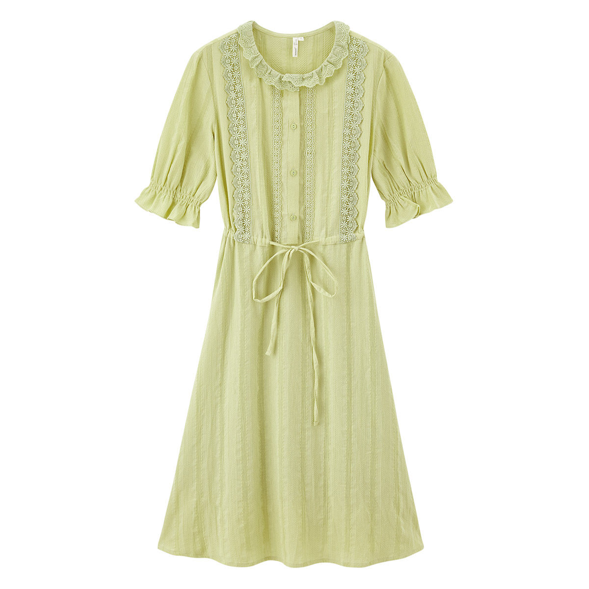 茵曼少女2020年新款夏甜美连衣裙 茵曼翰飞连衣裙