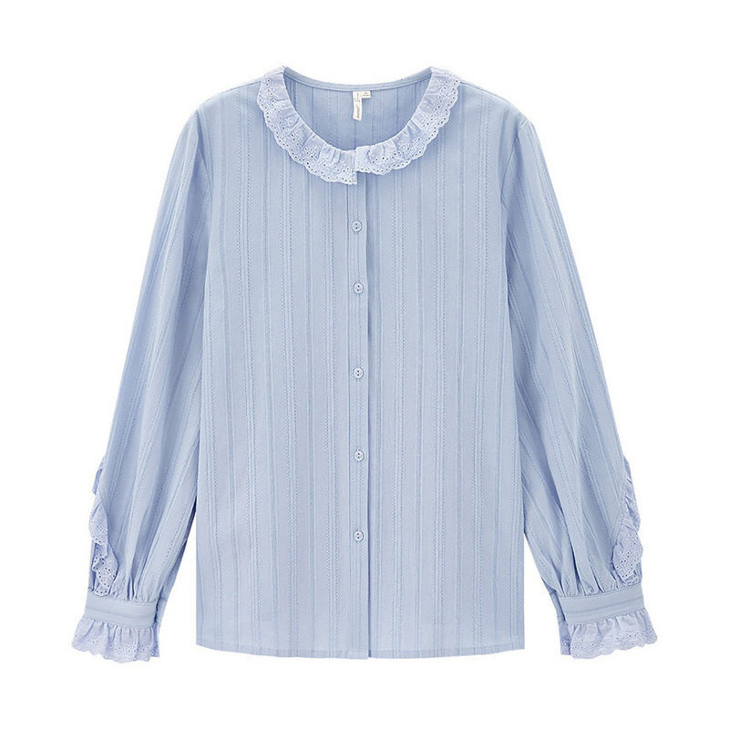 茵曼秋季2020新款韩版设计感衬衫 茵曼田田极客衬衫