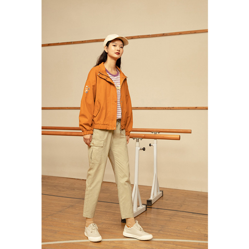 茵曼小个子2020秋季新款ins风衣 茵曼筱茵短外套