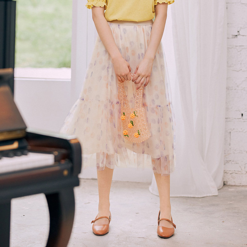  茵曼翰飞半身裙