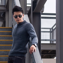 Ghost Valley Tactical Outdoor Henri Collar Technician Heavy sweater with thick and abrasion resistant machine wash easy to handle Australian Beauty Nowool