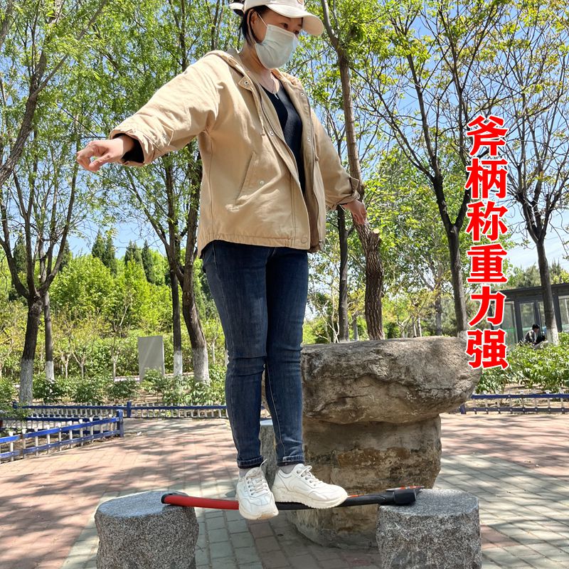 出口高碳钢长柄斧消防斧车载斧头劈柴木工斧子户外防震伐木斧破拆 - 图0