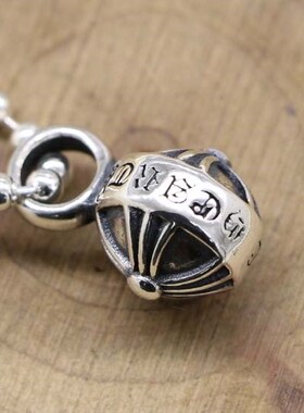 朋克风纯银百搭配饰项链小吊坠