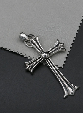 纯银十字架欧美饰品项链