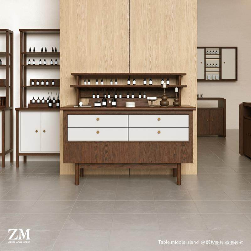 简约香薰展示柜香氛店陈列柜美容院产品香水精油边柜双色闻香台,淘宝优惠券,粉丝福利购,淘宝优惠卷