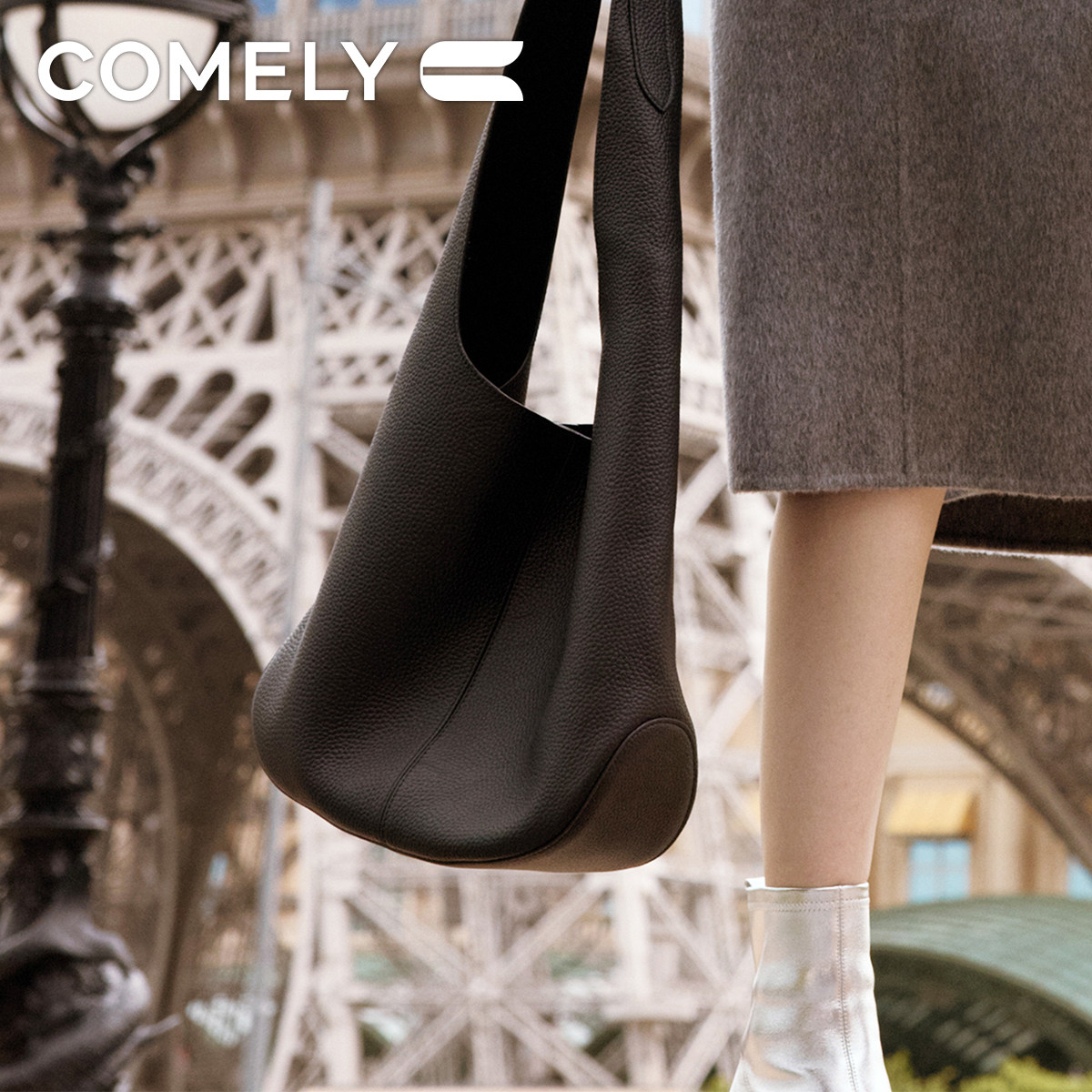 康莉单肩包女秋冬商场新款柔软大容量流浪包休闲腋下托特包,淘宝优惠券,粉丝福利购,淘宝优惠卷