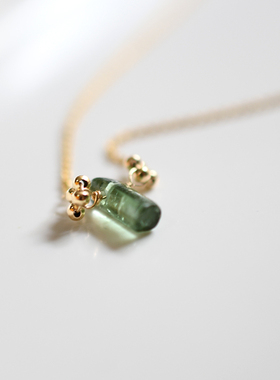 碧玺原矿项链三合一草招财