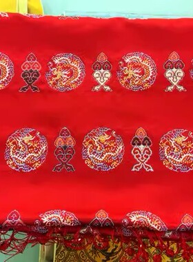 蓝色南京云锦蓝色披肩新品