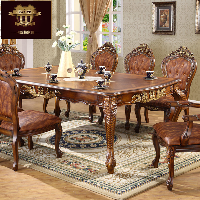 Solid Wood Dining Room Table And Chairs - Wholesale Vintage Solid Wooden Dining Room Furniture Set Home Furniture Table And Chair Dining China Table And Chair Dining Table Sets Made In China Com - We offer casual and formal amish dining room sets, with traditional, modern, mission and rustic styles.