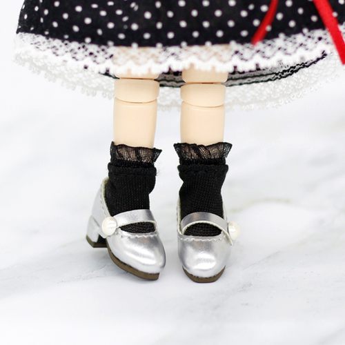 blythe ob1122gsc玛丽珍高跟鞋bjd娃鞋子素体molly素体粘土人12分 - 图0