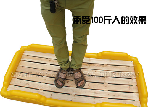 幼儿园专用床 儿童塑料床 婴幼儿木床 实木单人床 折叠床 木板床 - 图3