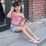 Детские тапочки в стиле Crocs, удобная обувь, пляжная обувь, мюли, женские тапочки, семейный стиль