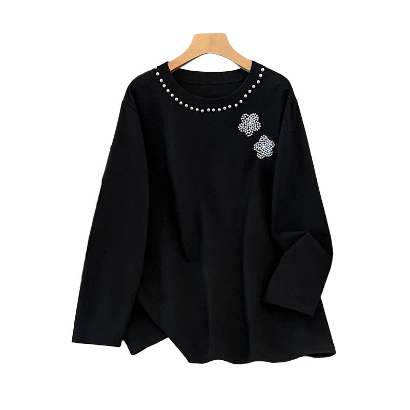 特大码重工钉珠卫衣女秋季300斤胖妹妹200设计感休闲显瘦上衣350,淘宝优惠券,粉丝福利购,淘宝优惠卷