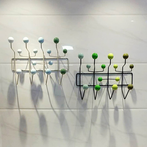北欧Eames hang it all伊姆斯糖果挂钩衣架衣帽架实木衣帽钩 - 图2