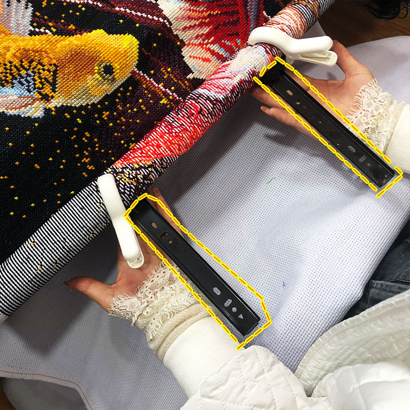 卷管固位器辅助工具十字绣小娥姐姐工具固定器十字绣工具配件 - 图1