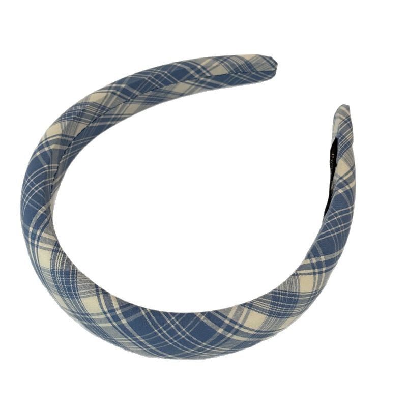 新款学院风复古格子发箍森系简约外出压发卡女韩版高级感气质头箍,淘宝优惠券,粉丝福利购,淘宝优惠卷