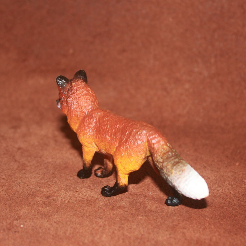 safari狐狸动物模型玩具 野生动物场景摆件儿童认知玩具 - 图1