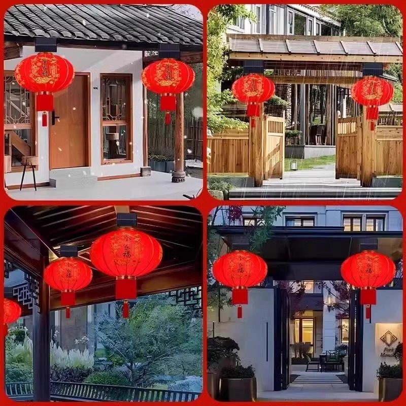 2026马年春联对联灯笼大礼包262件套饰过年新年阳台外春节吊宫灯