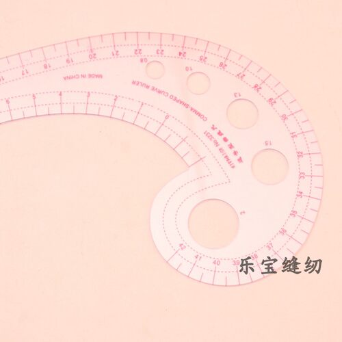逗号曲线尺逗号型曲线尺3231 6字尺服装设计裁剪打板制版工具 - 图2