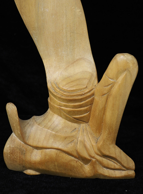 孤品中古木雕摆件木雕人物摆件