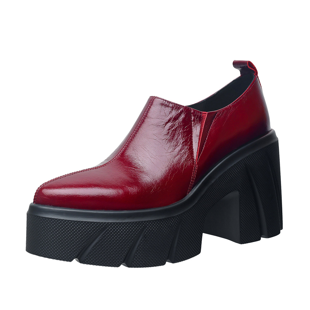 厚底增高女鞋全真皮单鞋学院风休闲鞋松糕跟尖头四季鞋粗跟乐福鞋,淘宝优惠券,粉丝福利购,淘宝优惠卷