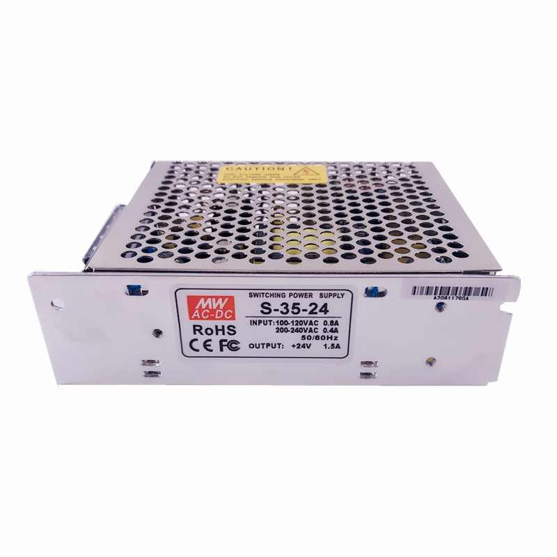 施恩明纬开关电源S-35-24直流输出DC24V1.5A35W5V12V开关电源订制-图0