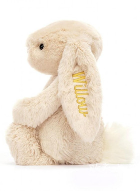 英国代购正品03.04 jellycat Personalised Bashful长耳兔定制款