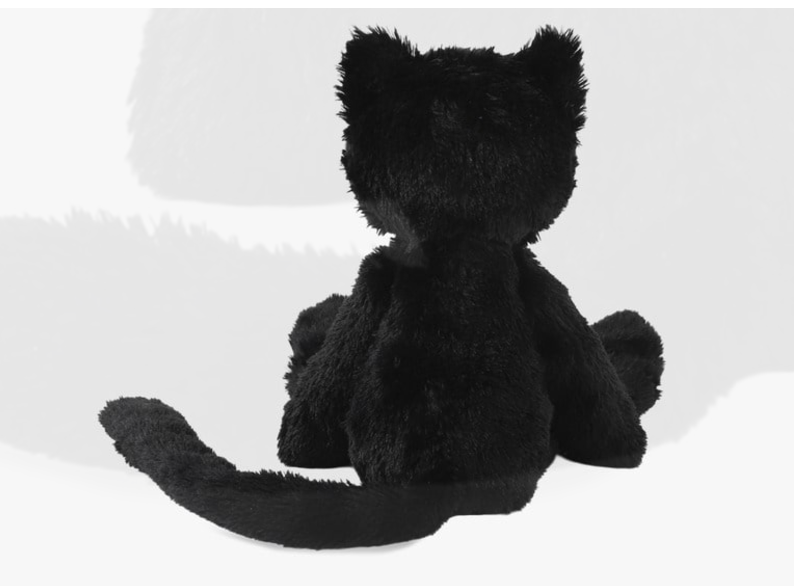 国内现货！英国正品 05.11 jellycat Casper Cat黑猫可爱毛绒玩偶 - 图1