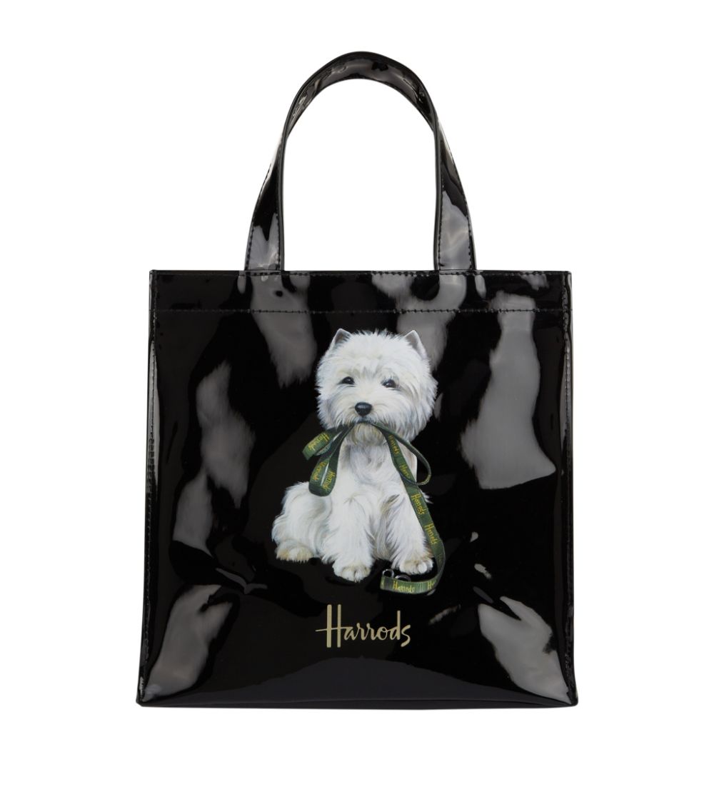 英国正品10.13 HARRODS纪念款狗狗印染购物手提包-图2