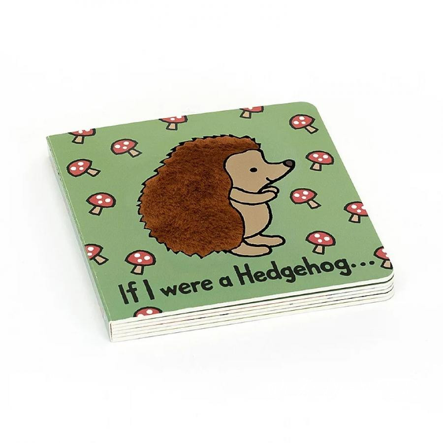 英国代购正品03.04 jellycat were a Hedgehog Board Book刺猬书-图1