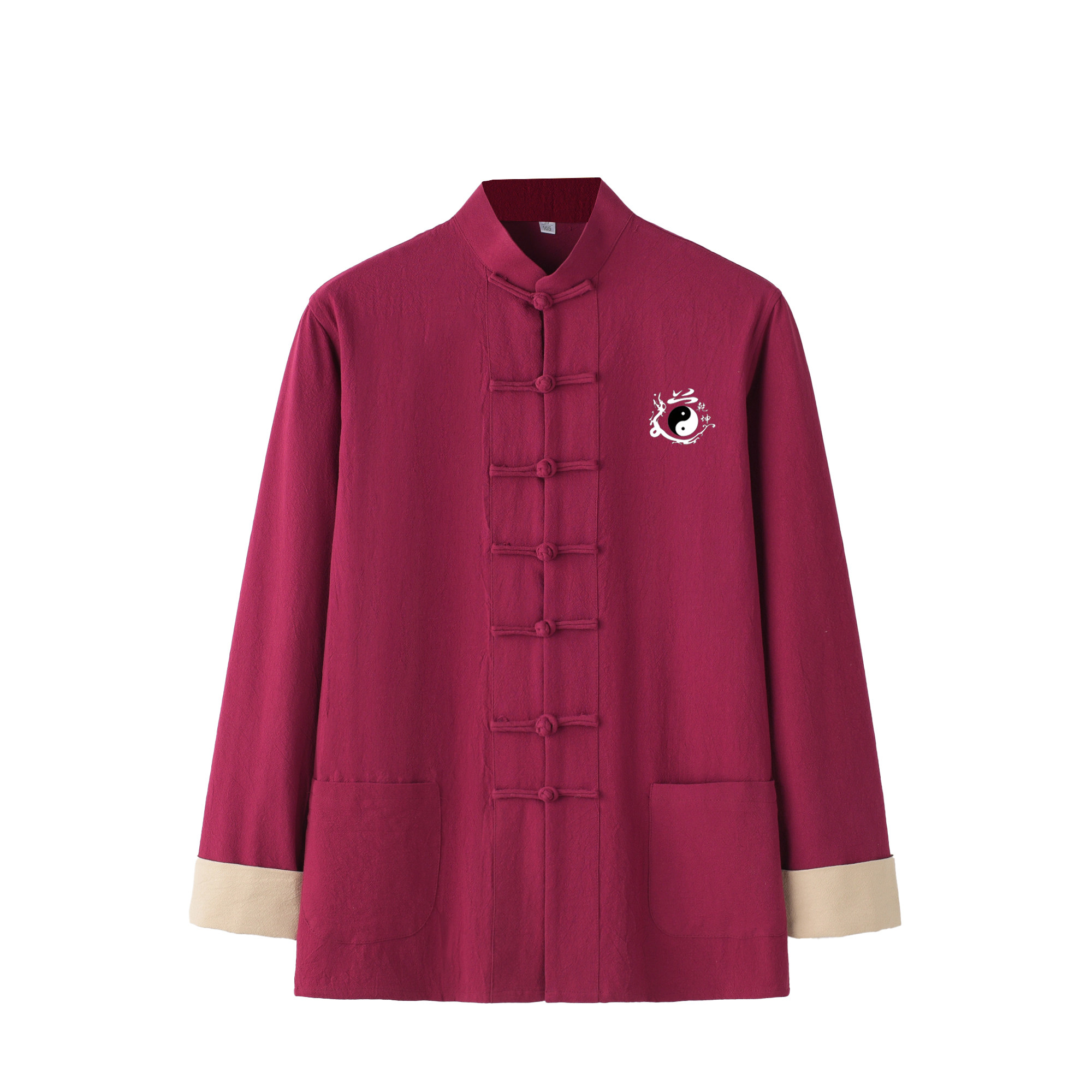 棉麻唐装休闲新中式中山服盘扣舒适中式男装中国风功夫衫太极服,淘宝优惠券,粉丝福利购,淘宝优惠卷