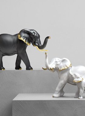 轻奢现代创意大象摆件