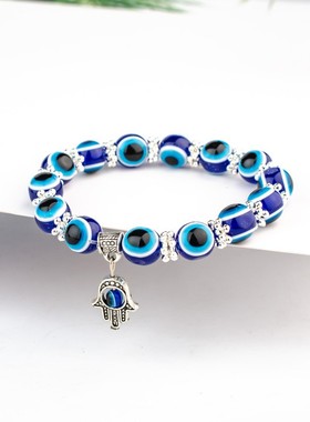 土耳其蓝眼睛手链饰品中东时尚