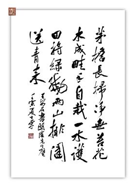 王安石书湖阴先生壁陈士荣书法