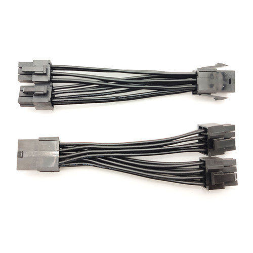 电脑主板CPU显卡6pin/8pin一分二1分2线单8P6P转双8P6P电源供电线 - 图3