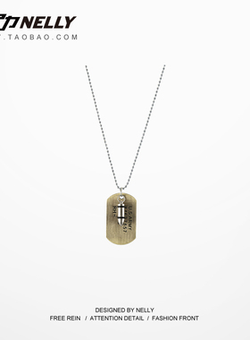 潮牌原创海军风街舞bboy吊坠项链