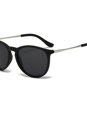 新款时尚圆形大框太阳镜男女