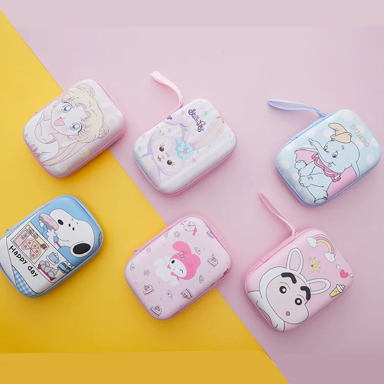 Зарядное устройство зарядки, мультяшные милые наушники, USB флешка, органайзер, защита от падения