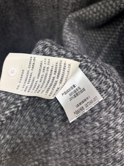 两面穿可拆卸针织围巾帽毛呢外套2025冬装新款双面羊毛大衣女长款