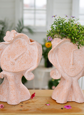 客厅干花装饰北欧风摆件