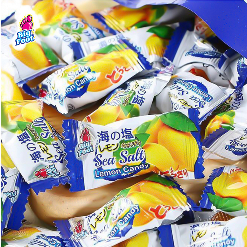 大马碧富马来西亚进口咸柠檬味糖果150g大袋装海盐糖清凉糖薄荷糖 - 图1