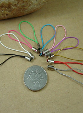 手机绳细绳子DIY手工制作材料挂件吊绳钥匙扣绳彩色公仔绳U盘挂绳