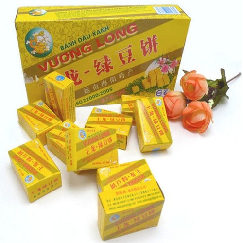 故乡金龙王龙绿豆糕绿豆饼230g*3盒越南特产解暑儿时零食老式绿豆 - 图2