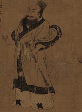 新品唐阎立本(传)孔子弟子像