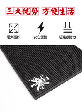 肯葳推剪工具垫油头电推剪推子纳米防滑工具垫油头防滑垫电剪垫子