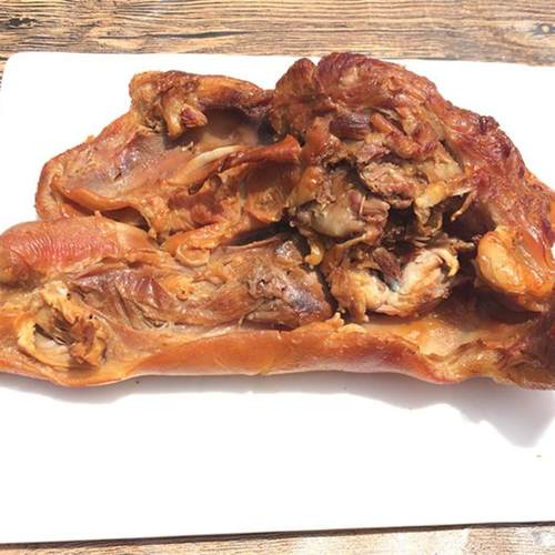 诸城正宗熏烤猪头肉诸城烧肉五香卤味猪脸拱嘴熟食真空即食下酒菜 - 图3
