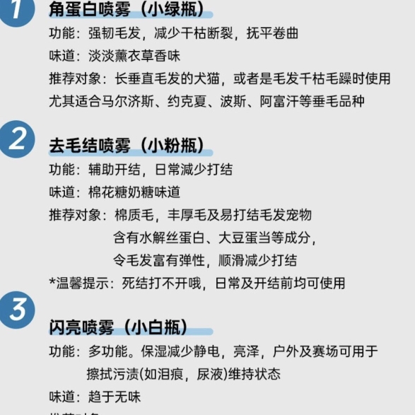 克莉斯汀森克里斯汀森丝仙丝蛋白猫咪狗狗开结护毛素猫防静电精油