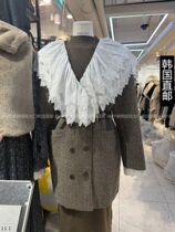 East gate 2023 Winter new EVAMEVA jacket with large coat with belt 21241077