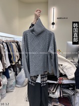 South Korea Direct Mail East Gate 2023 Autumn Winter New KKaki Banilla B Sweater 21110163