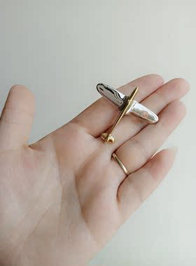 别致胸针吉祥象小狗胸花女配饰外套别针丝巾扣红唇飞机仙人掌火烈